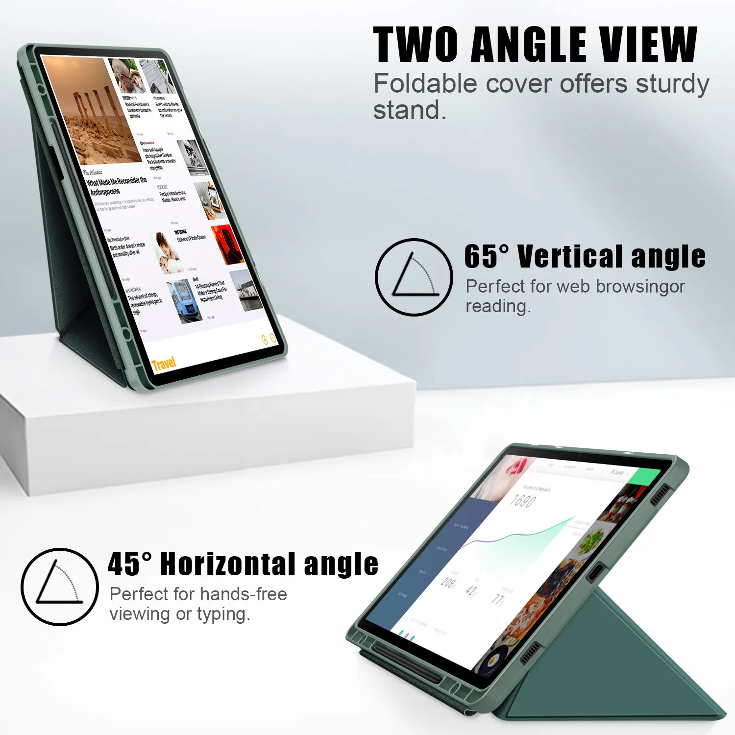 For Samsung Galaxy Tab S10 FE Case SM-X520 TPU Deformation Fold Stand Tablet Cases With Pencil Holder For Galaxy Tab S9 FE Cover