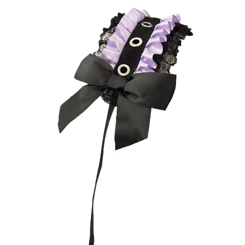 G92D Elastic Headbands With Bows Accent Soft Fabric For Sensitive Skin Daily Wear