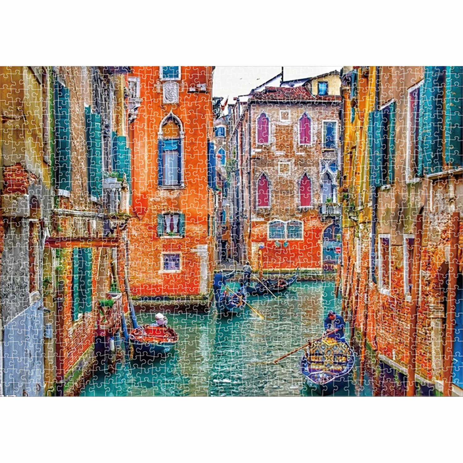 1000 Pieces Venice Jigsaw Puzzles for Adults Home Decor Games Family Fun Floor Puzzles Educational Toys for Kids