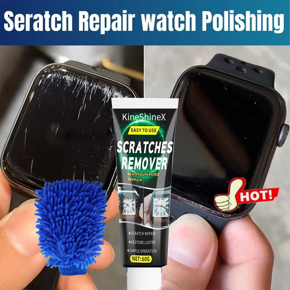 Watch Scratch Remover Paste–Polishing Cream for Watch Case & Crystal Scratch Repair Compound for Metal surface,Jewelry Cleaning