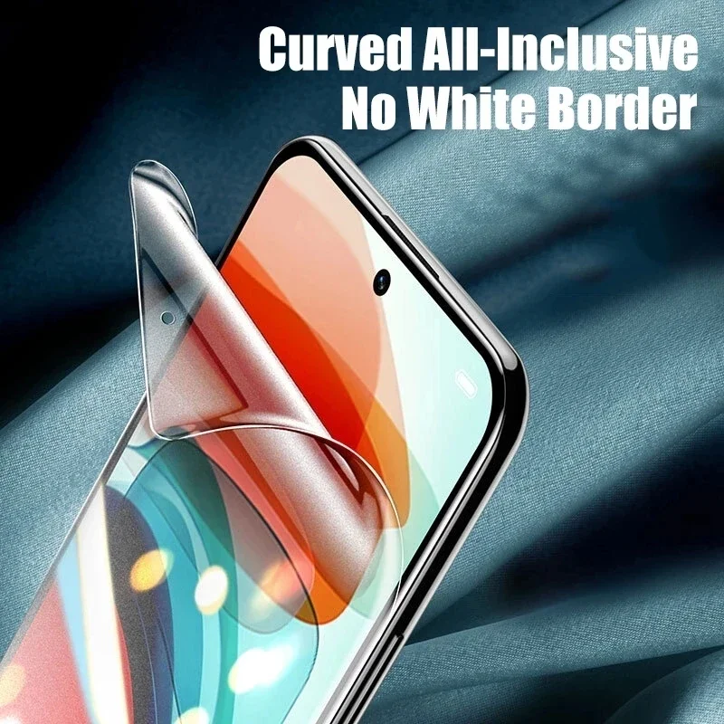 6-in-1 Hydrogel Film for Xiaomi Poco X3 Pro F3 M3 GT Screen Protectors for Redmi Note 10 9 Pro 10s 9T 9S 8T 5G Camera Lens Film