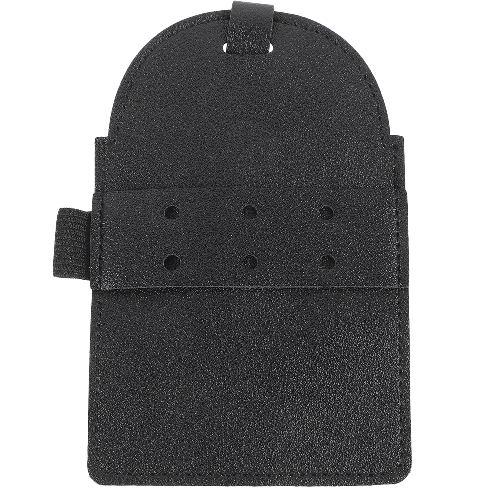 

Golf Holder Black Golfing Tee Organizer Portable Covers Organizer Bag Supplies PU Carrier Training Tool