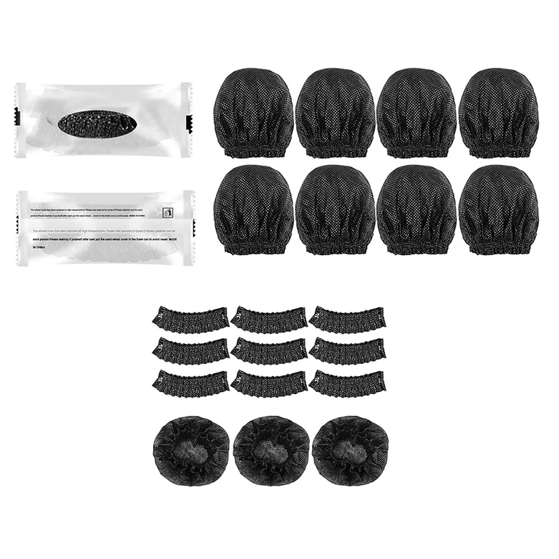 Tampas De Microfone Descartáveis, Tampas De Microfone Não Tecido, Concertos, Sala De Gravação, KTV, 400Pcs