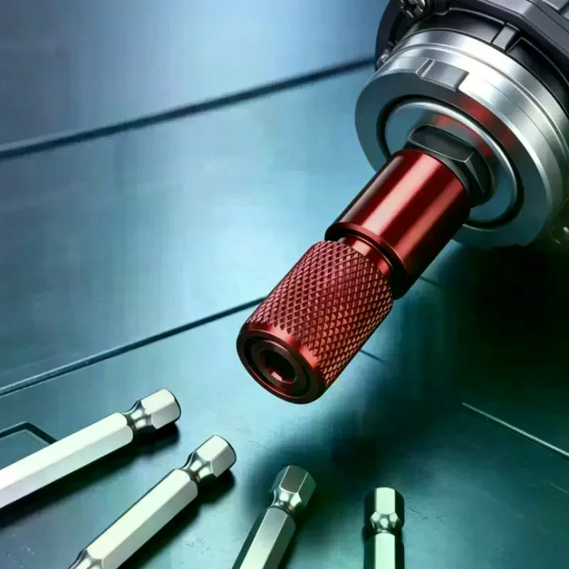 Pocket Tool Converters Compacted Fast Release M10 To 6.35mm Hexagon Shanks Fast Change Adapter Accessories 1Pcs