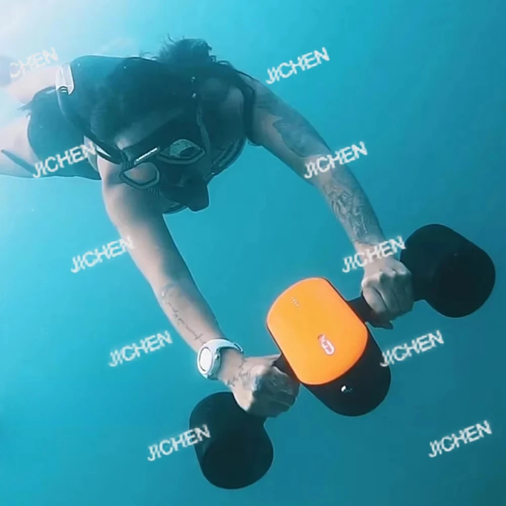 

Under Water Motor Scooter 1.2m/s Electric Underwater Thruster Sea Scooter for Diving Snorkeling