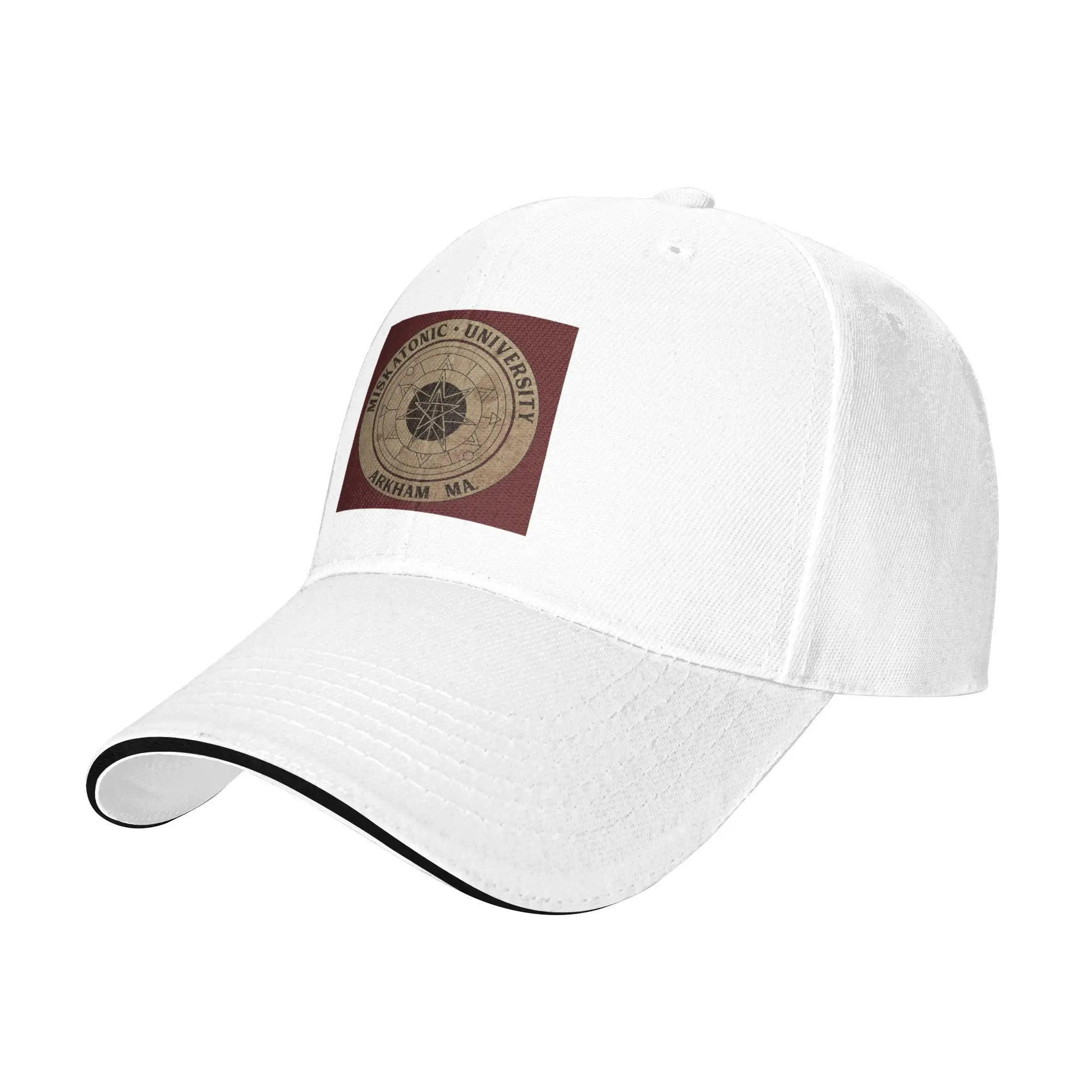 Miskatonic University Cap Fashion Baseball Caps Adjustable Hat Hip Hop Summer Unisex Baseball Hats Customizable Polychromatic