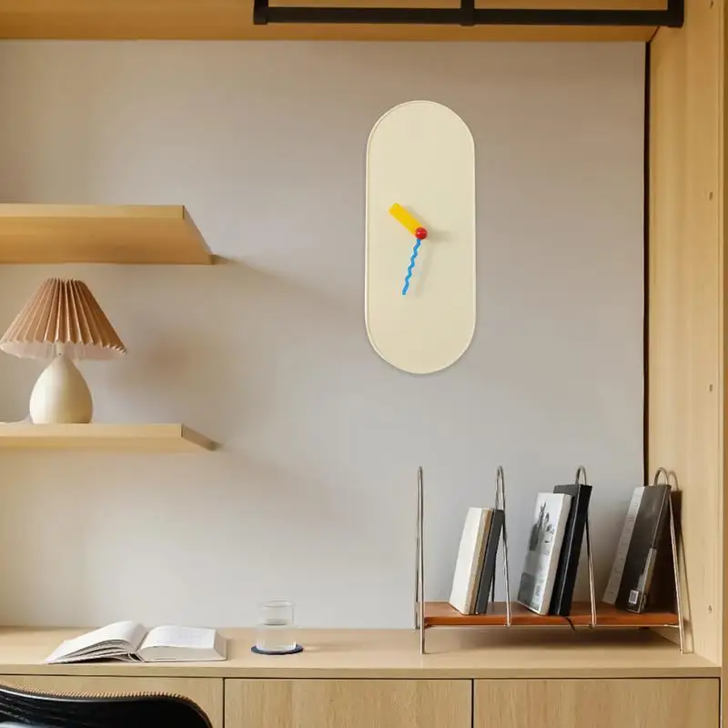 

Wall Clock Non-Ticking Analog Clock Modern Non-Ticking Decorative Time Display Device For Home For Kitchen Bedroom Bathroom Wall