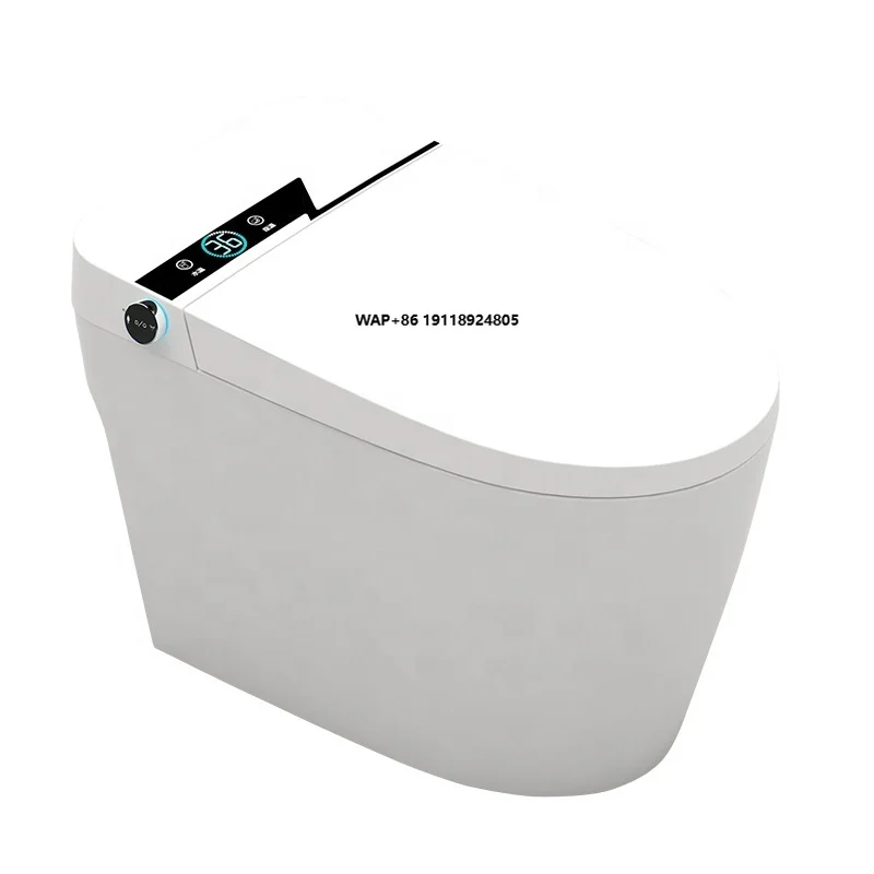 Sanitary Wares Automatic Bidet One Piece Toilet Modern Bathroom Ceramic Wc Intelligent Smart Toilet With Remote APP Control