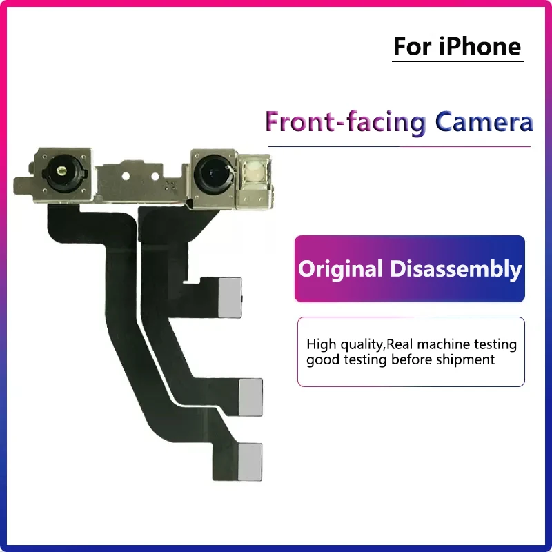 

Tested Disassembly Front Camera For iPhone 11 12 13 Mini 14 Pro Max Plus Front-facing Camera Replacement Cell Phone Parts Test