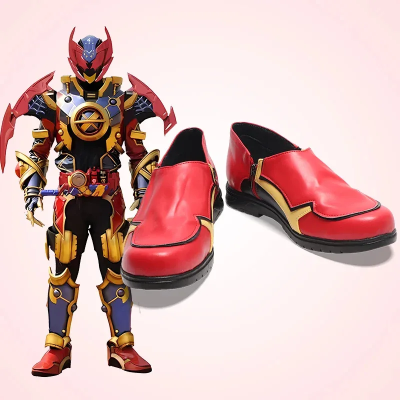 Zapatos de Anime para Cosplay, botas Kamen Rider Evol, accesorios de disfraz para fiesta de Halloween, hechos a medida