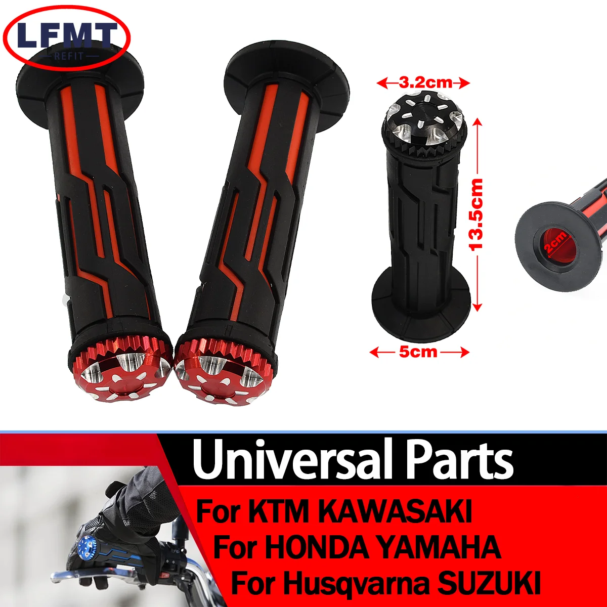 

Motocross 22mm24mm Universal Handles Mashroom Grips Quick Draw Handlebars For Honda CRF KTM EXC Yamaha Kasawaki Suzuki etc