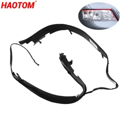 2Pcs/set Left Right Front Headlight Seal Cover Trim Ring For Audi A6 C5 2002 2003 2004 2005 Facelift 4B0941191A 4B0941192A