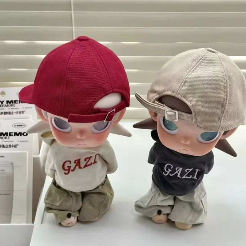 Streetwear Style Doll Clothes Set Hoodie Pants with Hat Sunglasses Accessories for 20cm BJD Action Figures Not Include Doll view 5