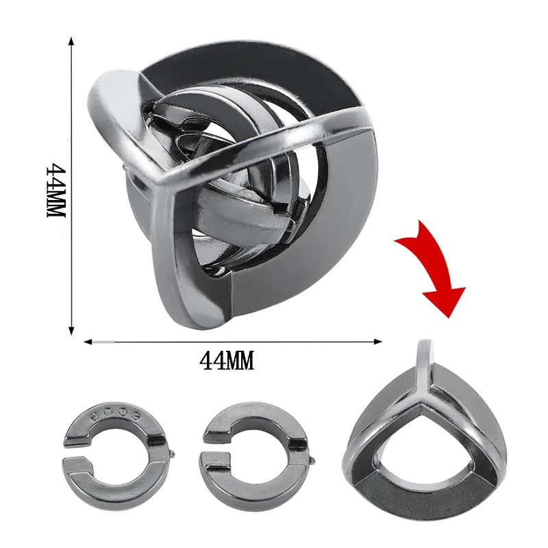 ألغاز Disentanglement، ألعاب تحدي الدماغ المعدنية للأطفال والمراهقين والكبار، ألعاب تطوير تحدي الذكاء، هدايا تعليمية