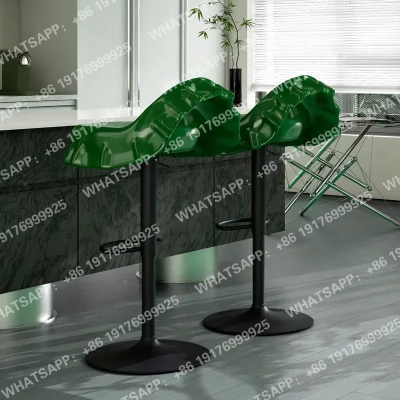 Light Home Swivel Dining Chair High-End Adjustable Counter Stool with Convenient Beer Cap Bar Modern Home Bar