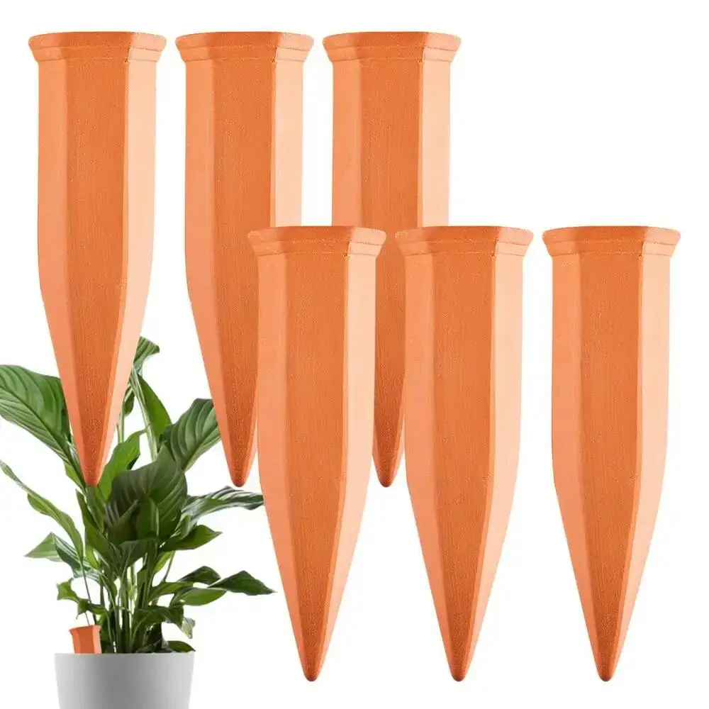 2 Packs, Plant Self-Watering Stakes, Terracotta Automatic Plant Waterer Devices Auto-Water Irrigation System For Indoor/Outdoor