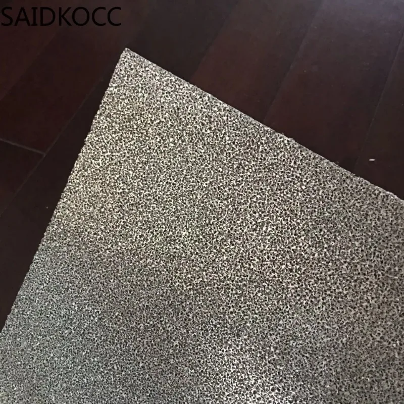 SAIDKOCC-Panneaux de feuille de mousse en aluminium, cellule ouverte 3D, isolation phonique, Custombrodée, épaisseur 0.3-20mm, recherche scientifique