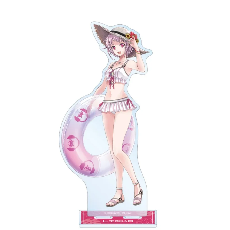 Groove Coaster Swimsuit Party Linka Yume Acrylic figure stand Collecting accessories Christmas Birthday keychain
