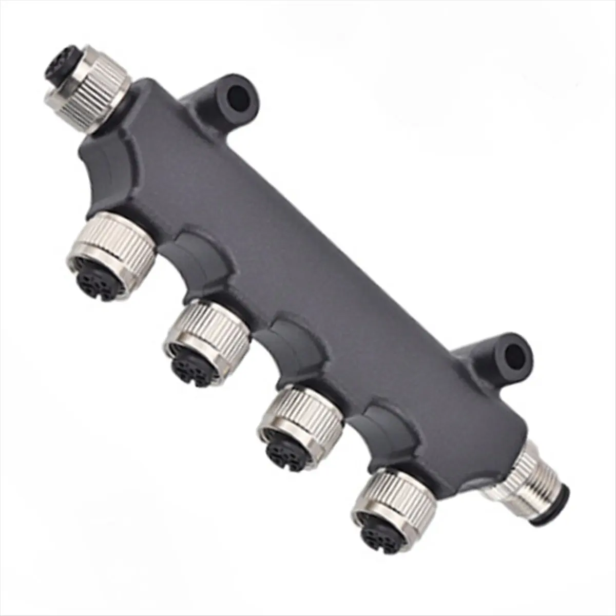 ♬◤Popular Style  ◥ Waterproof Connector T-Shaped 6-Position Adapter Plastic 5-Core Hole Aviation Plug Metal Port One Turn Five
