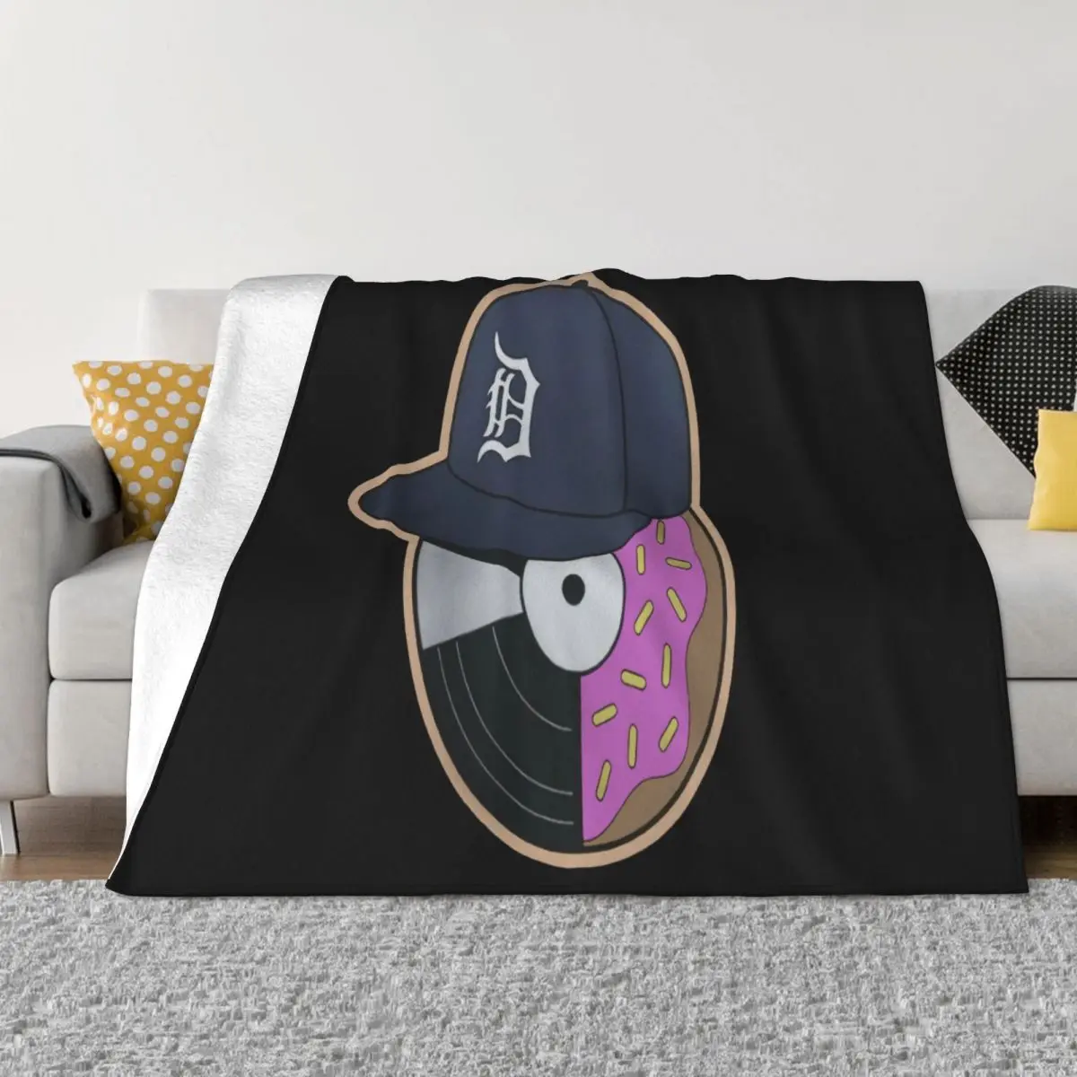 New Popular J Dilla Donuts Rap Hip Hop Album Mens Size S 3Xl Kawaii Goth Hip Hop Men Great Quality Throw Blanket