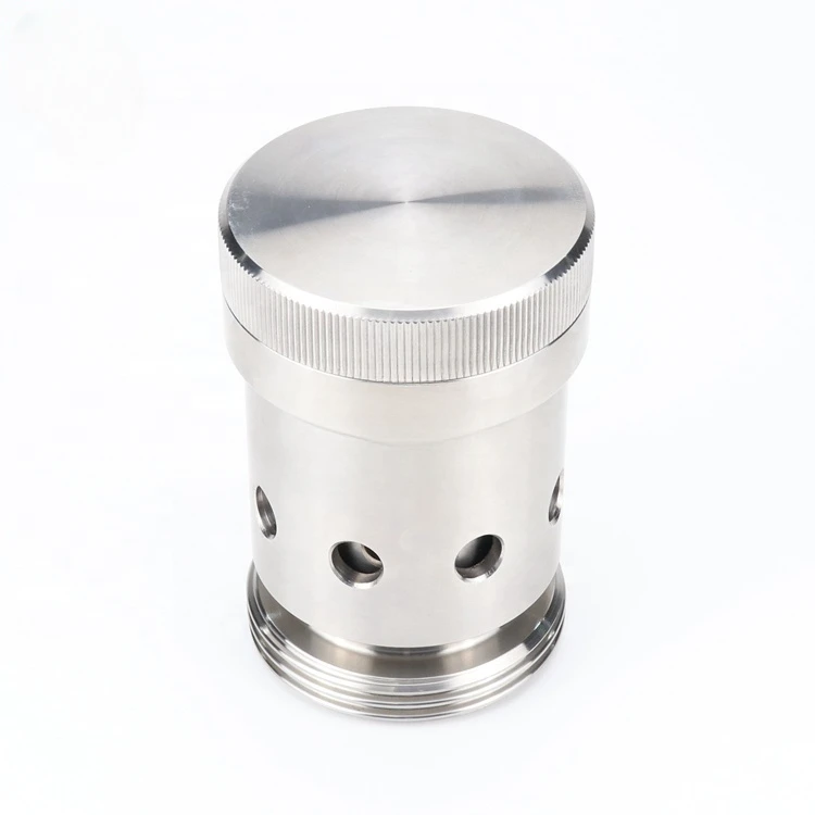 Sanitary stainless steel  adjustable vacuum air release breath valve vent valve