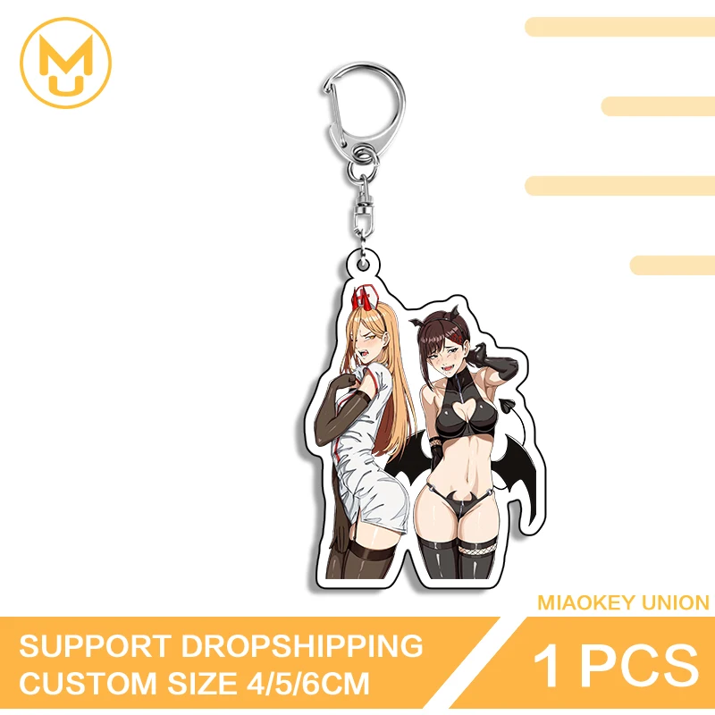 Demon Girl Kobeni Higashiyama Amusing Personality Double Sided Key Chains HD Pattern Versatile Premium Multi Function Keyring