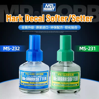 Mr.Hobby MS231/ MS232 Professional Mark Decal Softer Setter Glue Decal Solution for Model Building Craft Hobby Tools