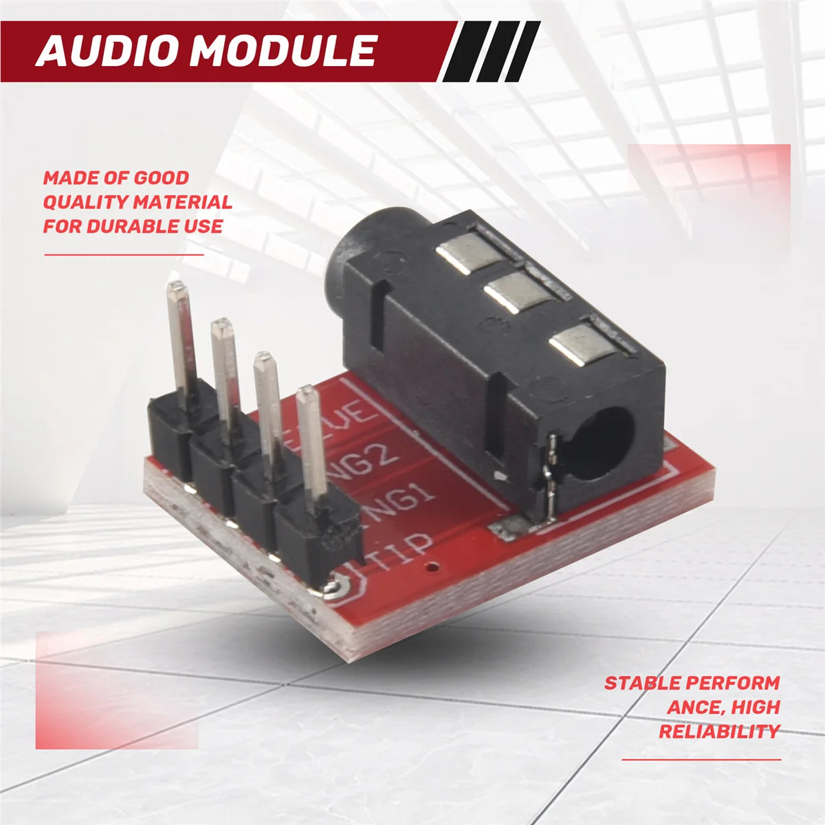 TRRS Jack da 3,5 mm Breakout Board Cuffie Video Audio MP3 Modulo connettore professionale