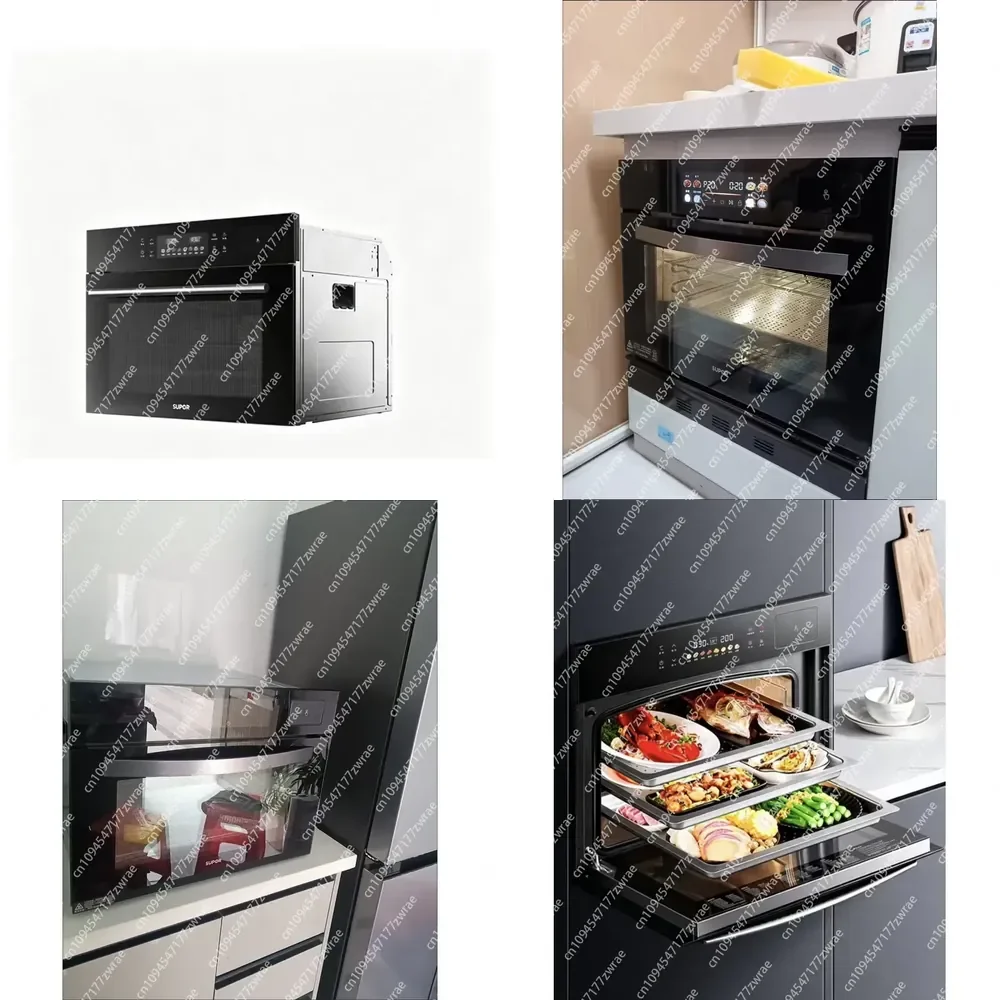 60cm Built-in Electric Oven 8 Functions Knob Control Rotisserie Thermostatically Control Grill