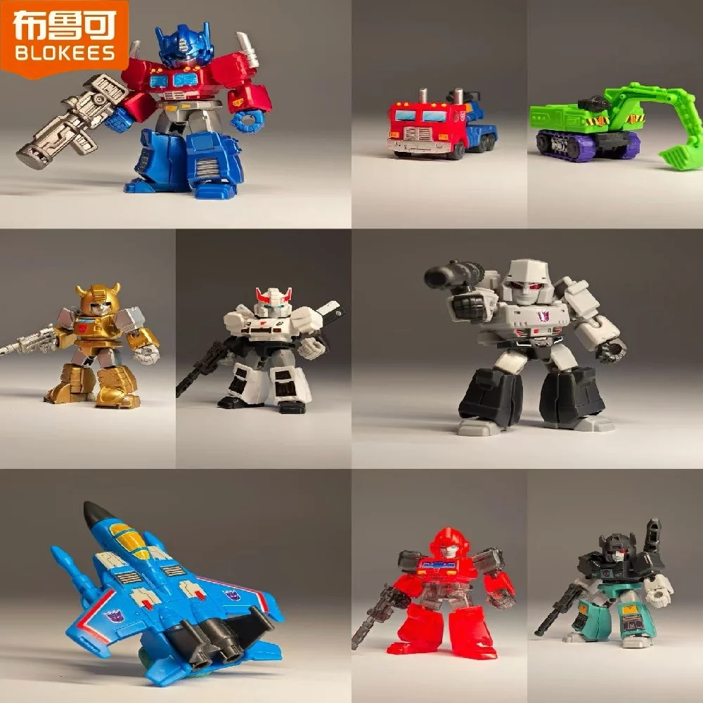 

NEW Blokees Transformers 12PCS GV01-GV05 Optimus Prime,Megatron，Soundwave，Grimlock，Shockwave，Surprise Blind Box Children's Gift