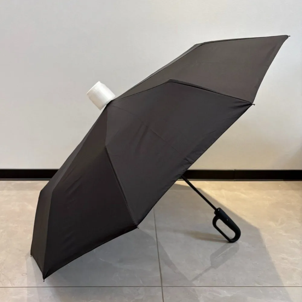 Portable Wind-Resistant Automatic Umbrella Ergonomic Handle with Waterproof Cover Anti-UV Umbrella Sturdy Ribs Folding Umbrella