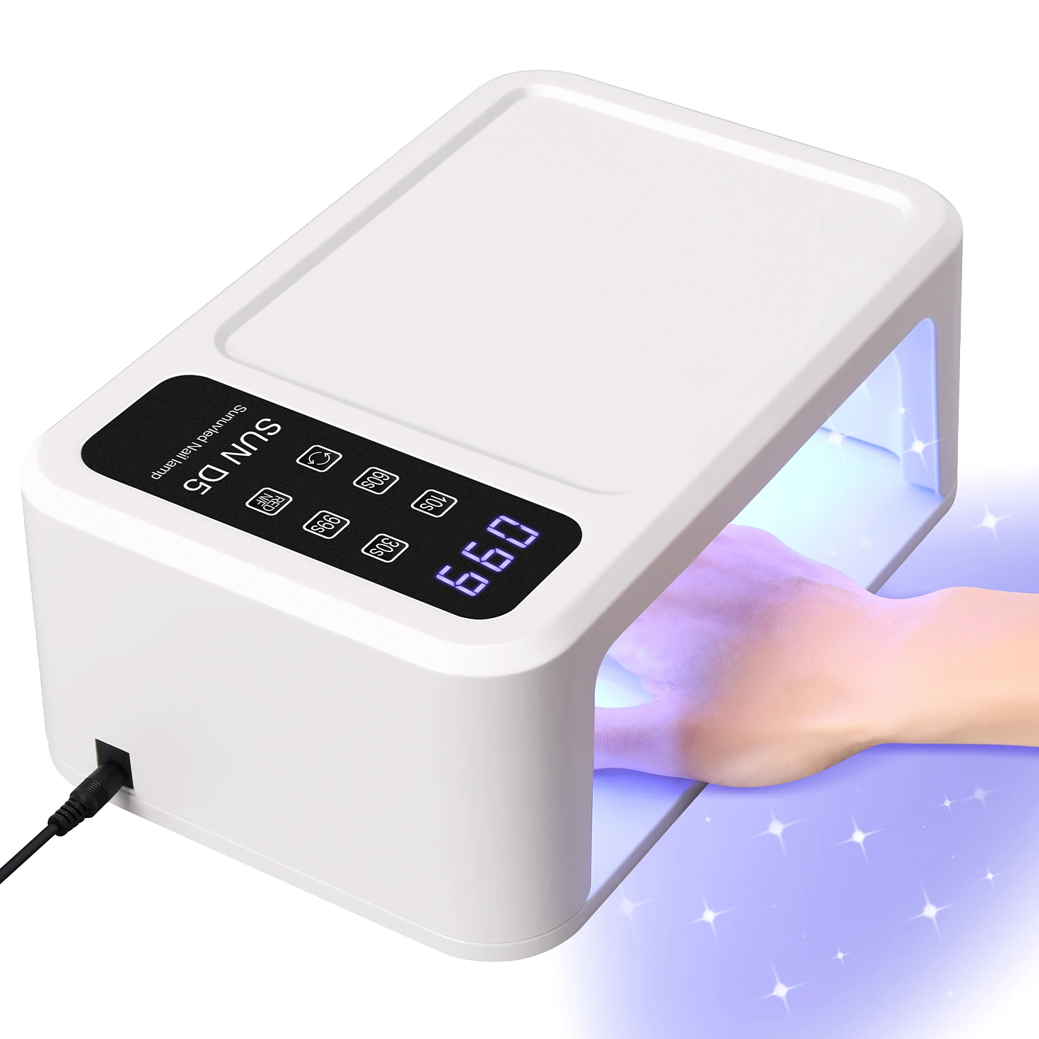 

140LEDS Nail Dryer 480W LED UV Nail Lamp For Curing All Gel Nail Polish Motion Sensing Manicure Lamp With Big Space Salon Tool
