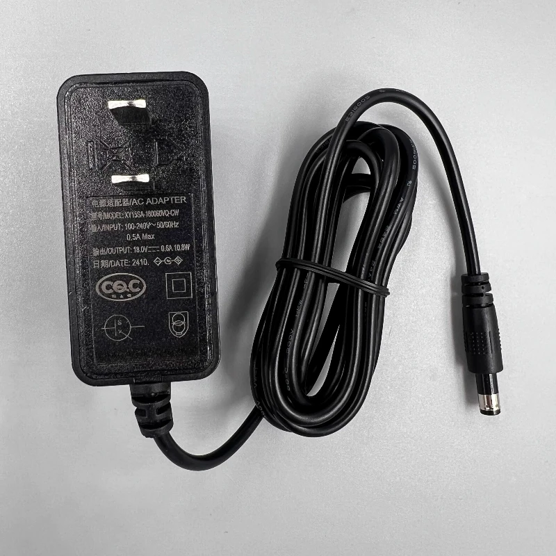 Original For Deerma Vacuum Cleaner Power Adapter XY15SA-180060VQ-CW, 18V 0.6A