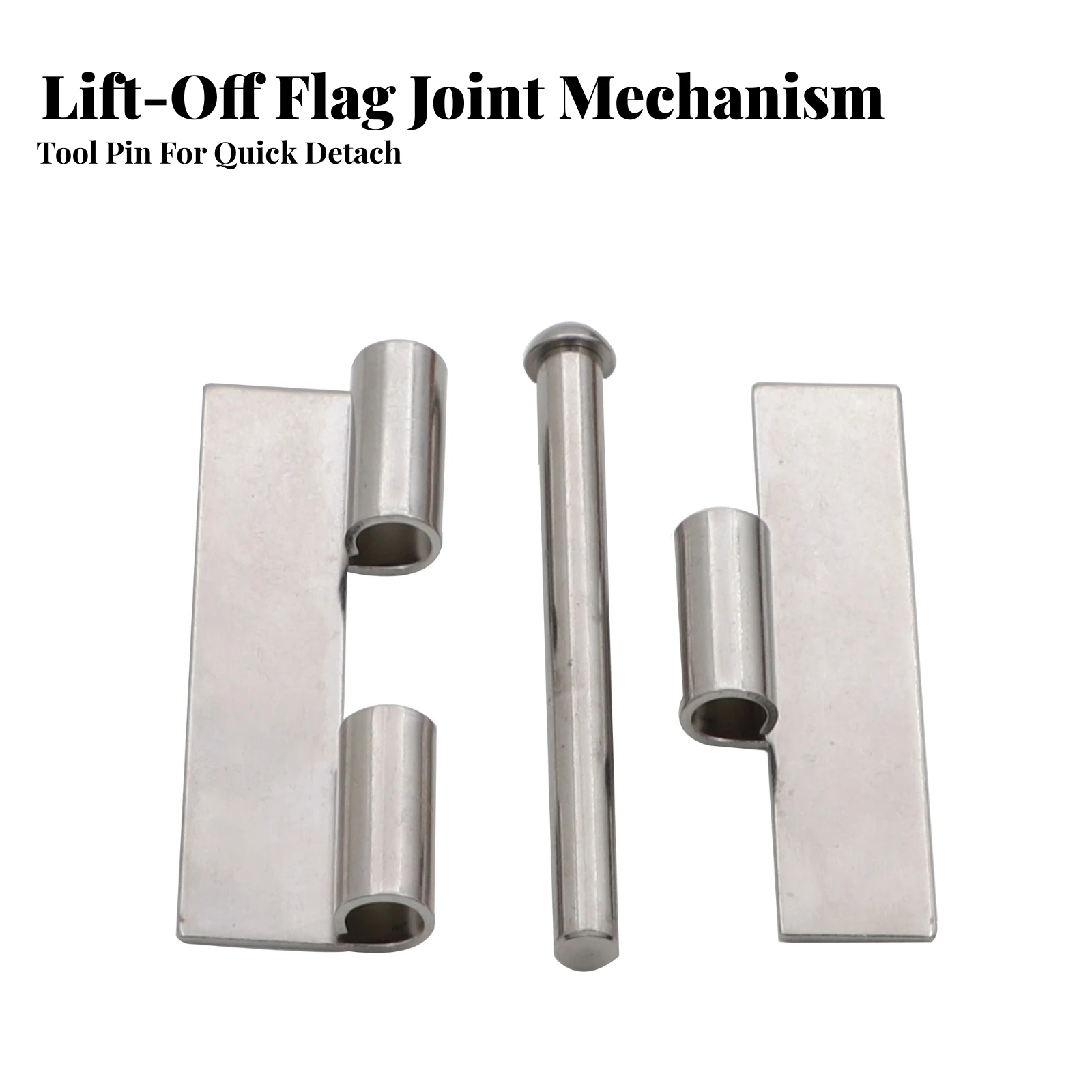 Weld-on Hinge Brushed Hardware for Welders, Metal Doors, Electrical Cabinets