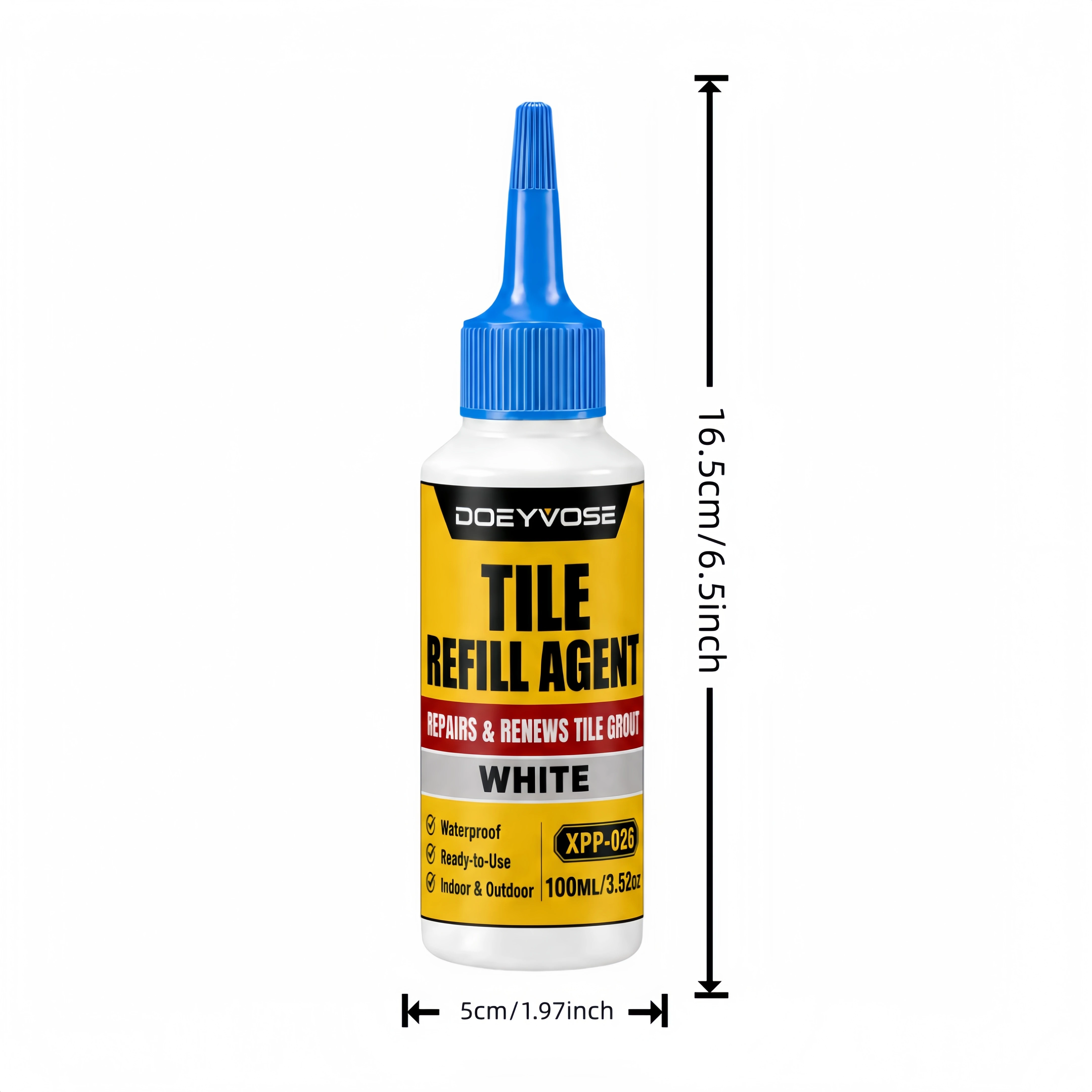 100ml Tile Reform Grout Sealer Long Lasting Waterproof Seam Filler for Ceramic Mosaic Tile Restoration