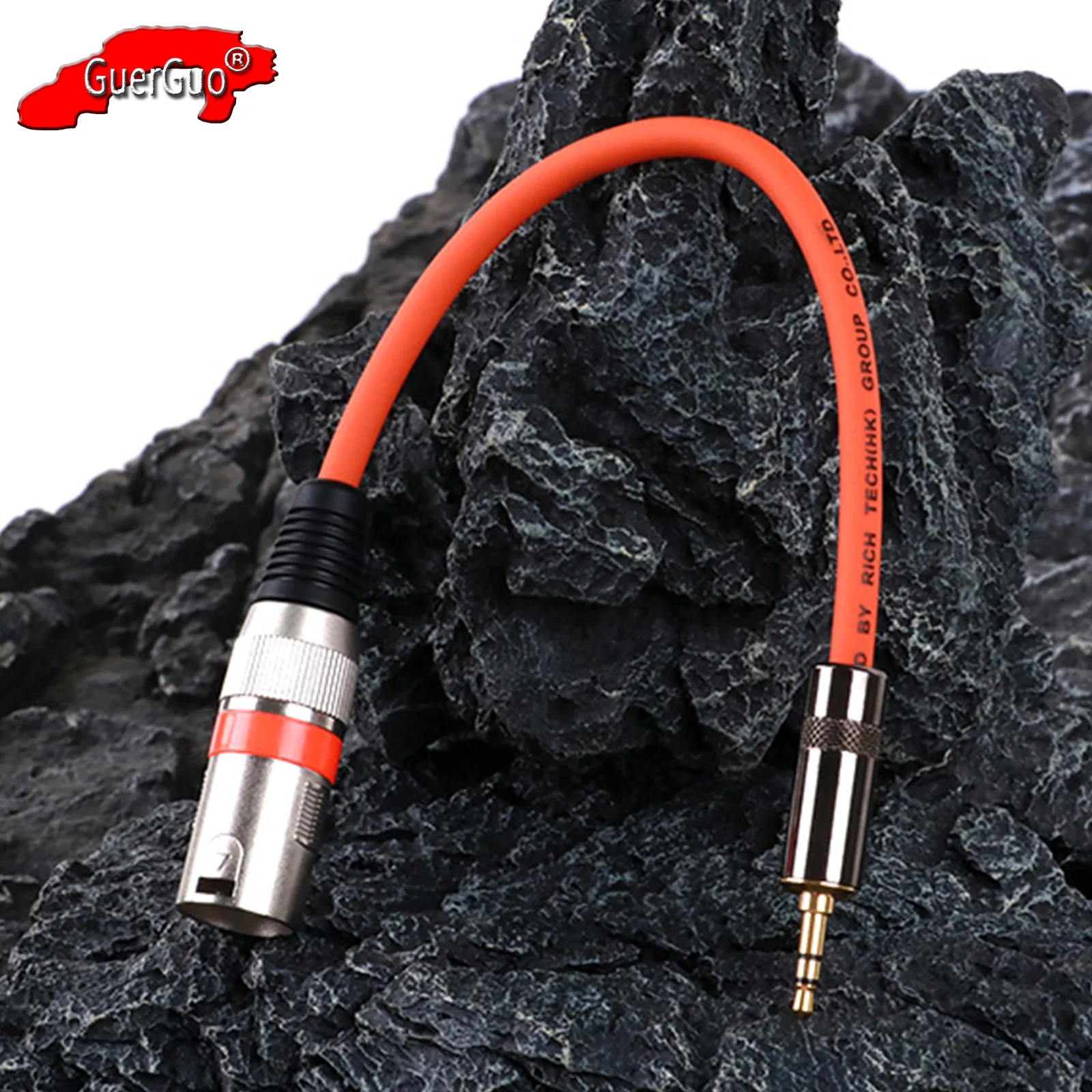 

3.5mm to XLR Cable,1/8 inch Male to 3Pin XLR Male Audio MIC Extension Cord Compatible with MP3 Player Laptop Amplifier Mixer