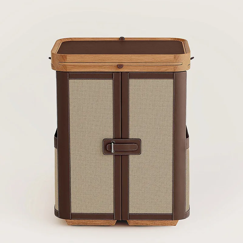 Storage cabinets, high-end luxury, light luxury, multi-functional foldable mobile desks