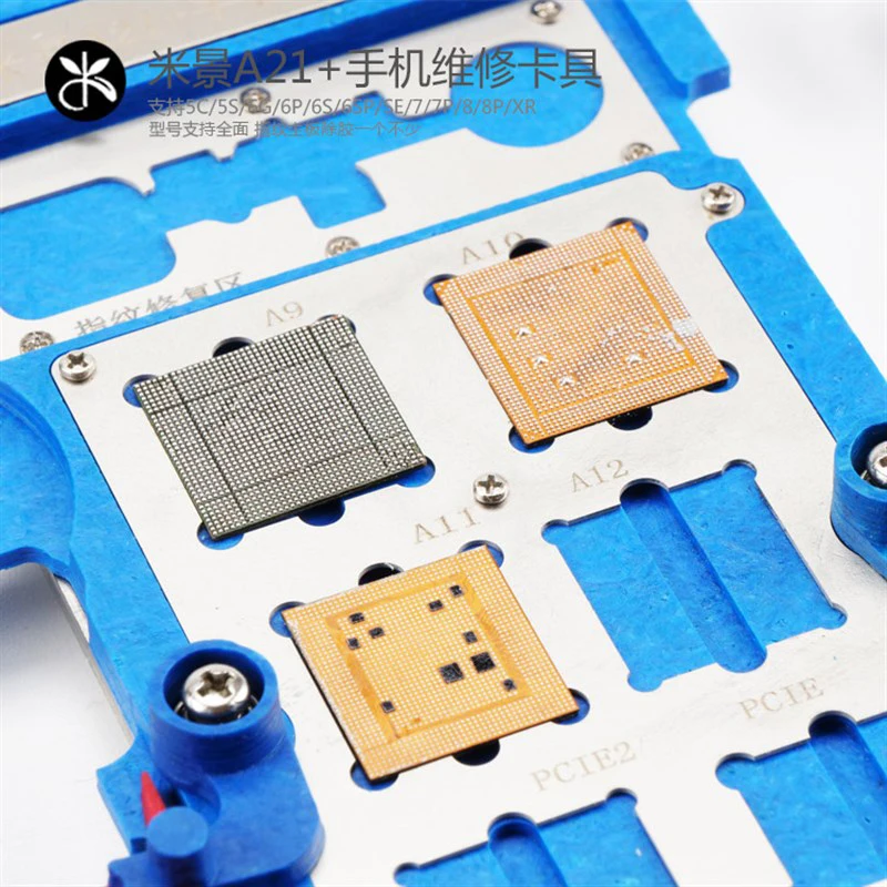 Imagem -03 - Estação de Trabalho de Gabarito para Iluminação de Placa Mãe Universal Suporte Pcb Placa de Circuito ic de Reparo para Iphone 6p 6s 6sp 7p 8p xr