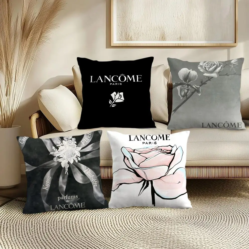 Funda de Cojín L-Lancome-E, Funda de Almohada de Felpa Corta y Suave, Textura Acogedora y Estética, Decoración para el Hogar