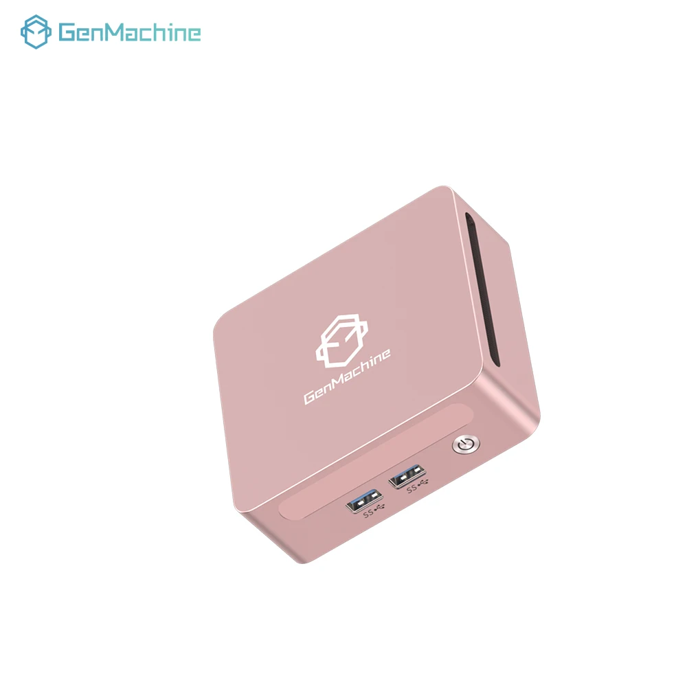 GenMachine AMD Ryzen 5300U 5600H 5500U 5675U كمبيوتر صغير Windows 11 Ryzen DDR4 Max يدعم 64GB كمبيوتر ألعاب WIFI6 لتقوم بها بنفسك كمبيوتر ألعاب