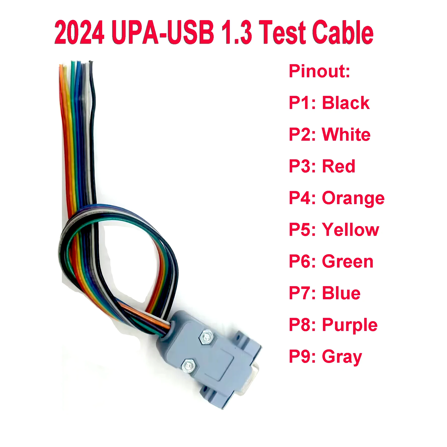 New UPA-USB 1.3 Cable Compatible with UPA USB Programing S TMS NEC Eeprom Adapter ECU Pinout Tool FOR UPA-USB Programmer 1.3