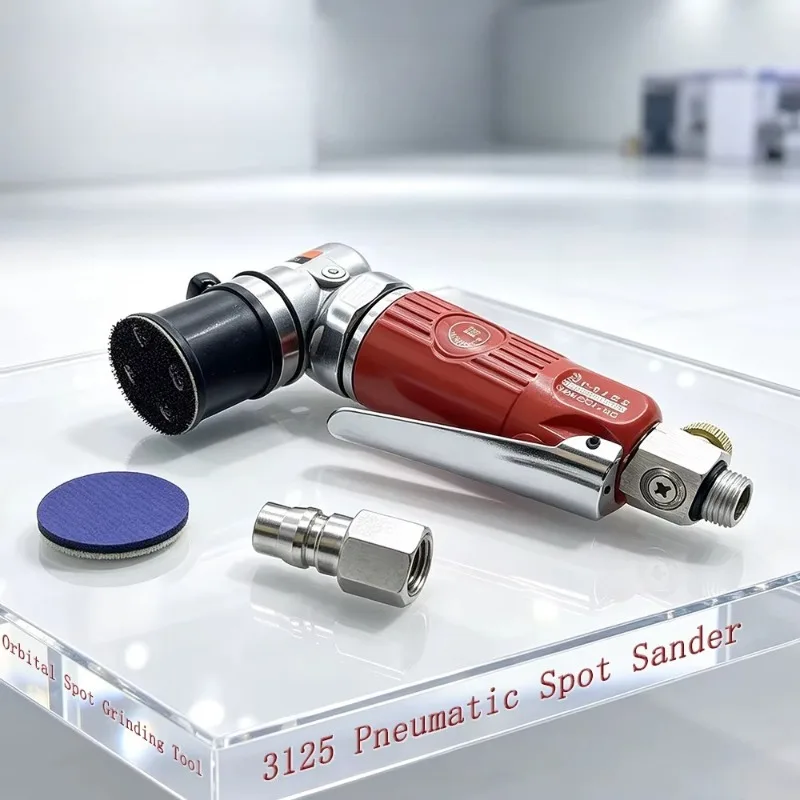 High Quality 1.2 Inch Track Sander 90 Degree Point Polisher Pneumatic Polishing Tool Right Angle Grip Variable Speed