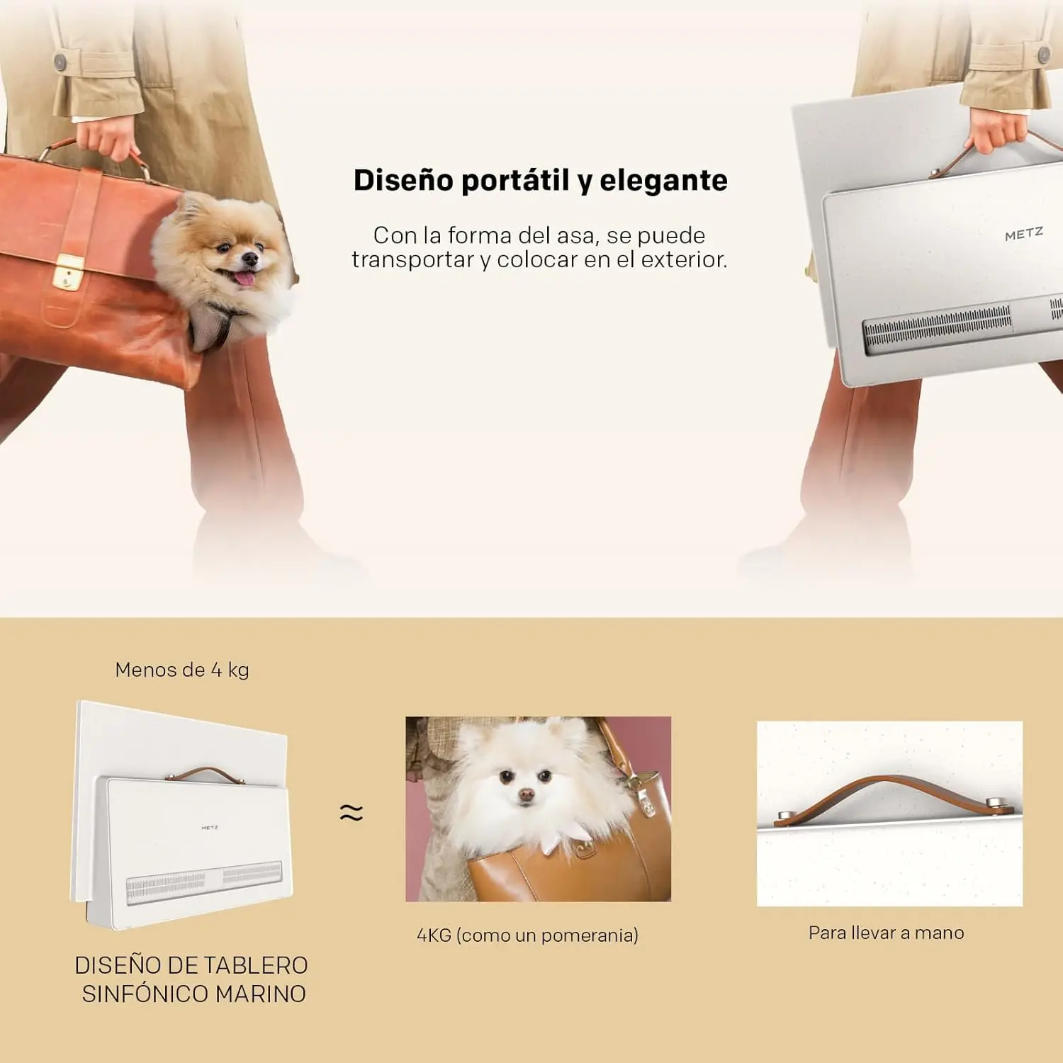 Metz 24Mpe7000Z.H تلفزيون جوجل محمول عالي الدقة مقاس 24 بوصة |     بطارية مدمجة (4 ساعات)، شاشة خارجية، مكبر صوت أمامي 8 وات، شحن بالطاقة الشمسية