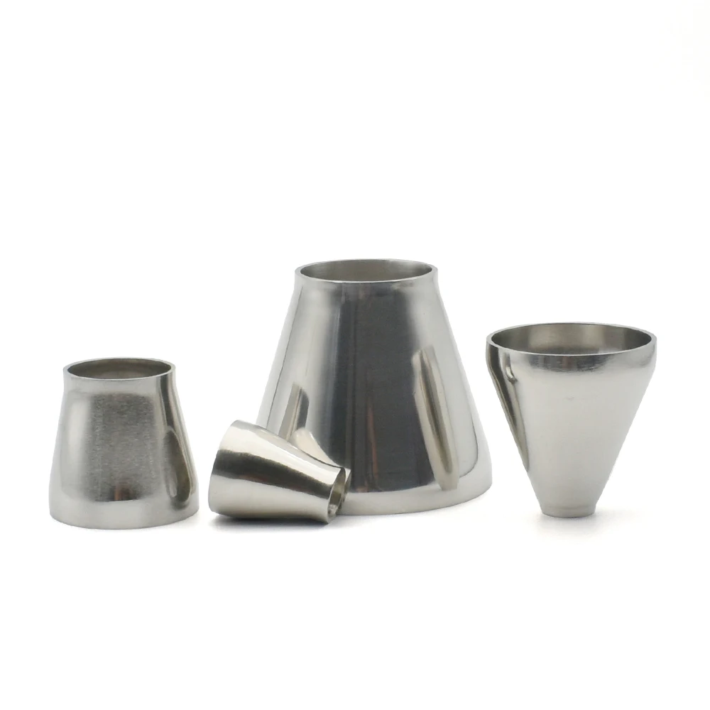 OD19-102mm 304 316L Stainless Steel Sanitary Concentric Reducer Welded Pipe Fitting Home Brew Beer Brewing Connector