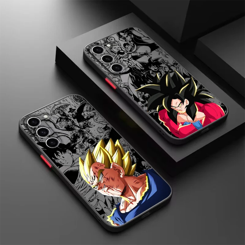 Anime D-Dragon Ball Son Goku Frosted Translucent For Samsung A53 A52 A33 A32 A51 A71 A21S A13 A73 A50 A22 A12 5G TPU Phone Case