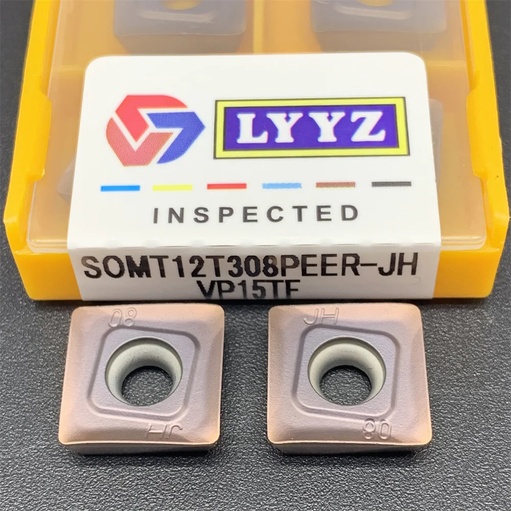 Инструмент для токарной обработки, 10 шт., Φ VP15TF, cnc токарный Кард, вставка, индексируемый SOMT12, токарный инструмент s, фрезерные режущие инструменты
