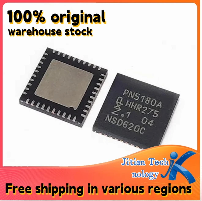 100% original inventory 1PCS PN5180A0HN/C2Y logo PN5180A QFN40 RFID card chip Channel direct sales