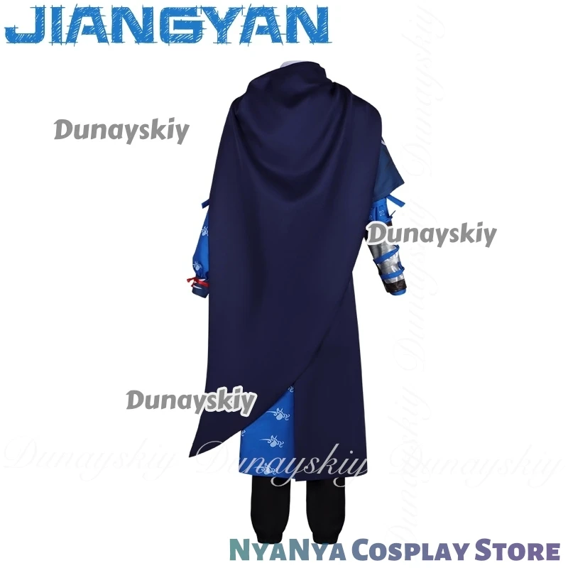 لعبة يان يون ستة عشر لهجة كوس زي زي جيانغ يان تأثيري الرسوم المتحركة شخصية مجموعة كاملة من أزياء الرسوم المتحركة أنيمي