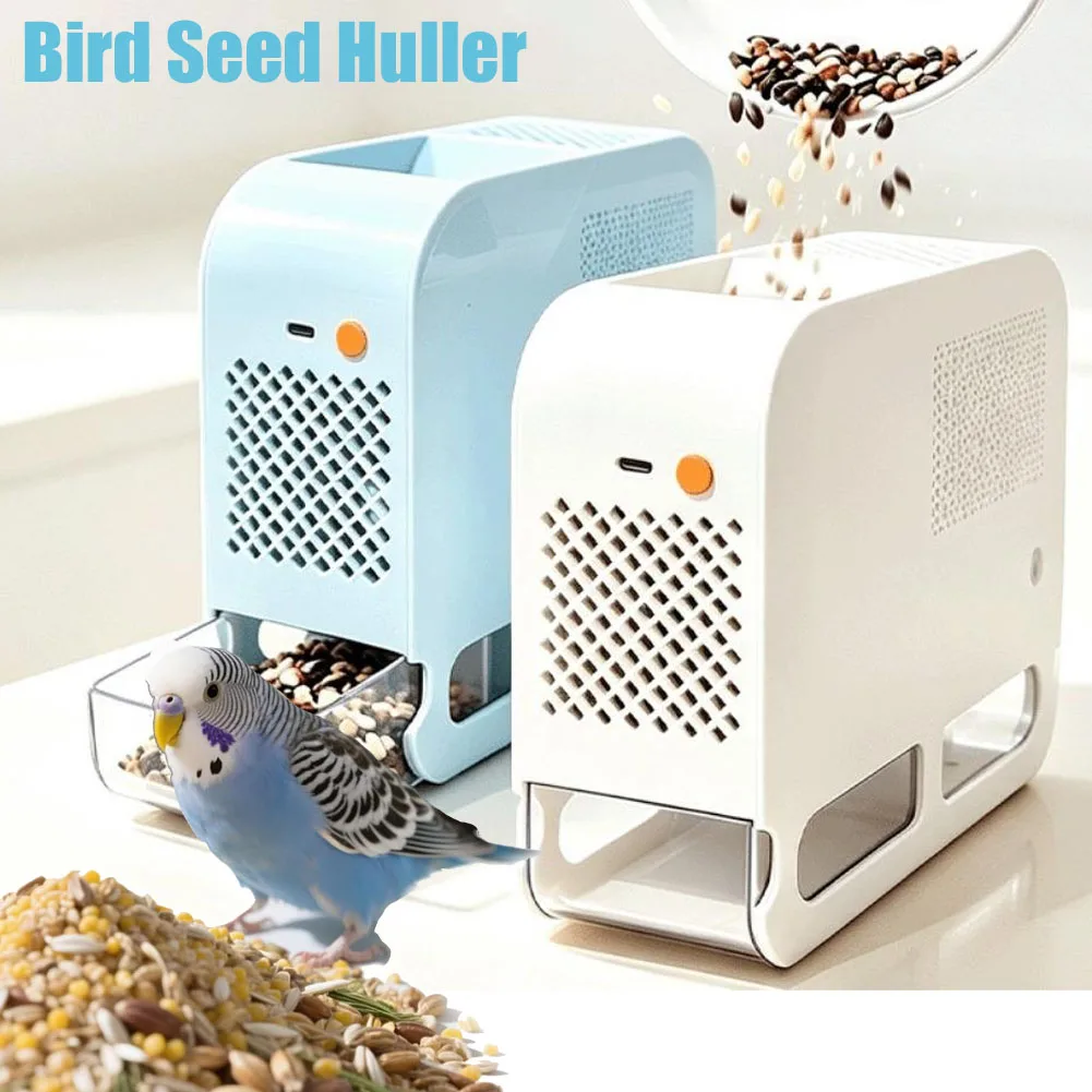 Quiet Operation Bird Food Separator Electric Bird Food Shell Blowing Machine Efficient Shell Splitter Detachable Easy Cleaning view 2