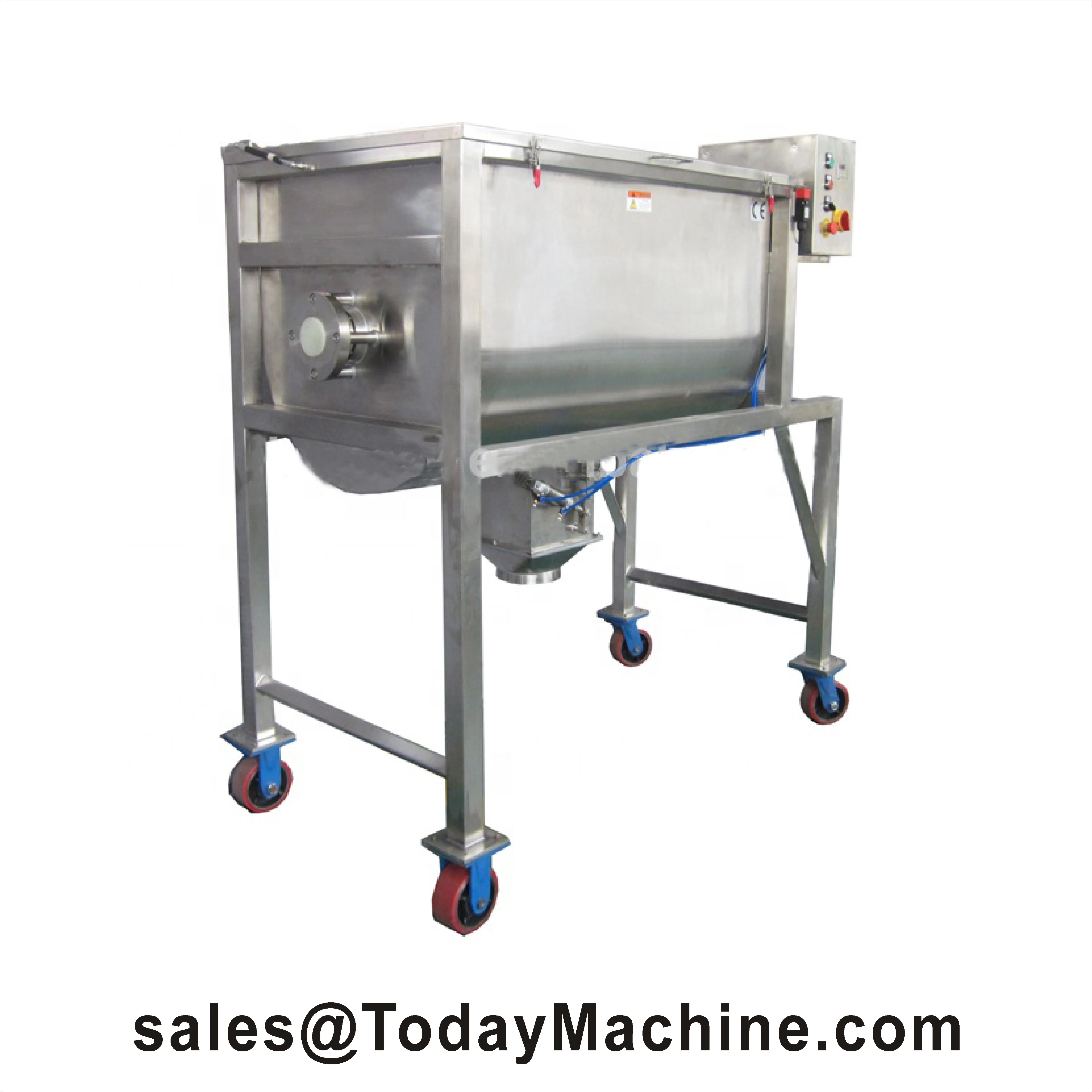 Hot Sale Industrial Blender Machine Ribbon Mixer for Chemical Food Powder Washing Equipment with Gear Coating Capability